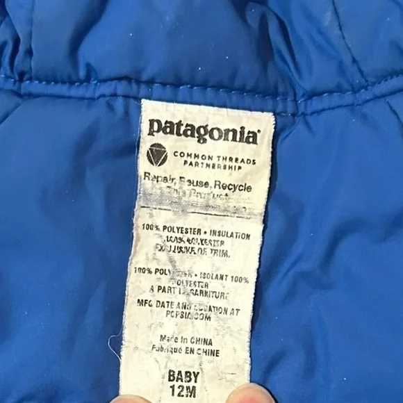 Patagonia Nano Puffer Hooded Down Reversible 2-in-1 Kids Weather Zip Up Jacket